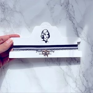 new black choker necklace
